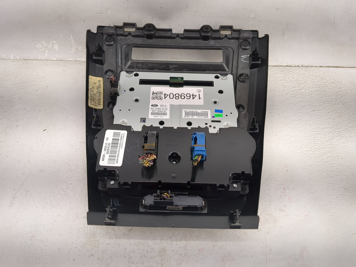 2010-2012 Ford Fusion Radio Control Panel 1469804 - Oemusedautoparts1.com