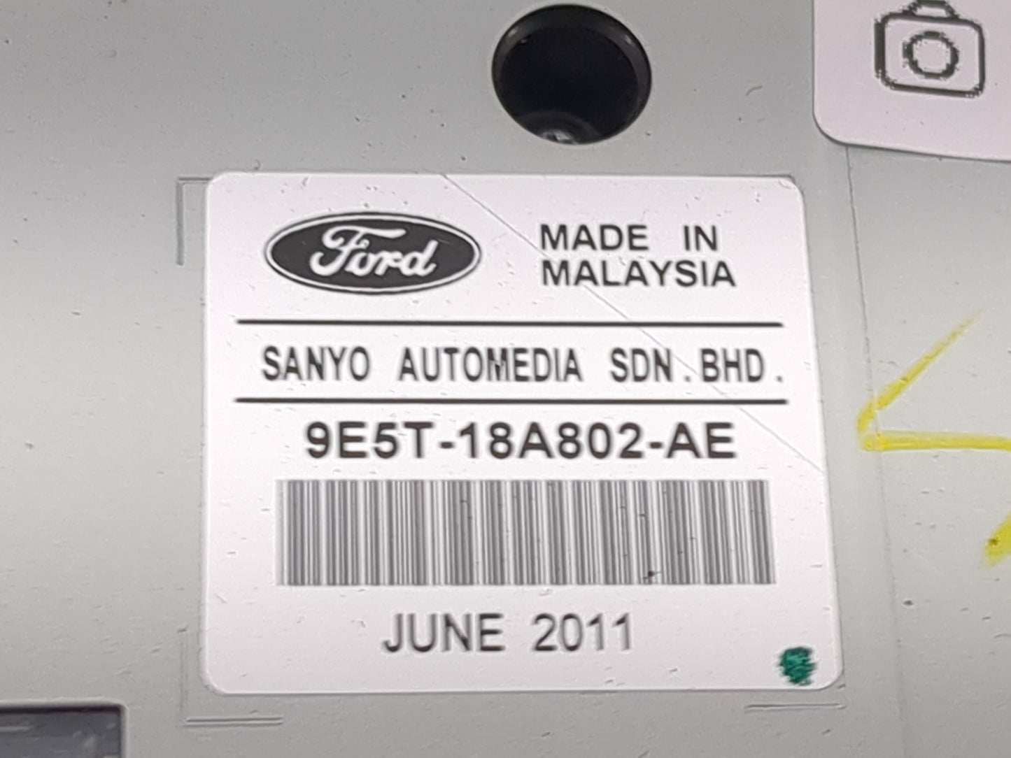 2010-2012 Ford Fusion Radio Control Panel 1469812 - Oemusedautoparts1.com
