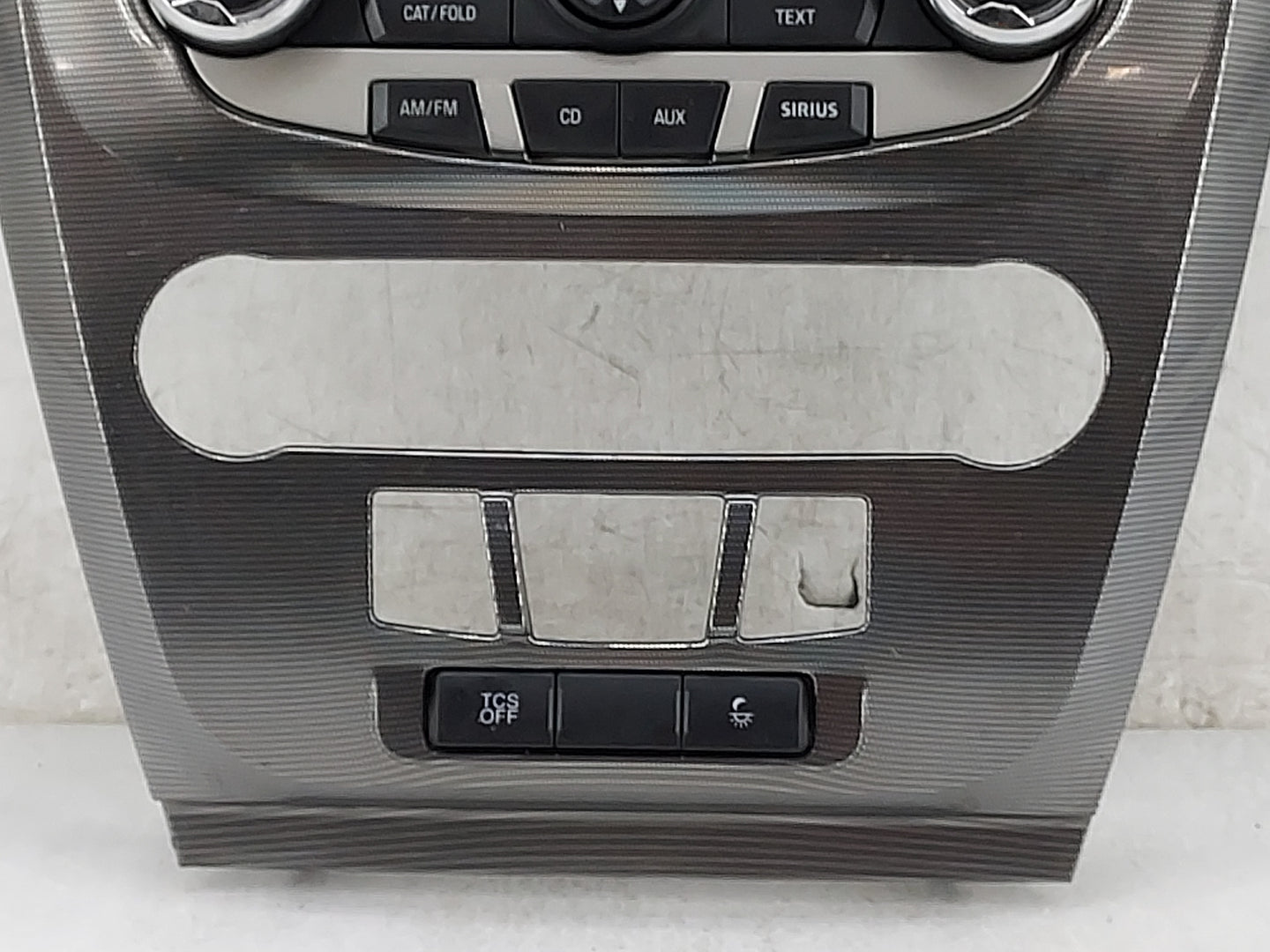 2010-2012 Ford Fusion Radio Control Panel Silver - Oemusedautoparts1.com