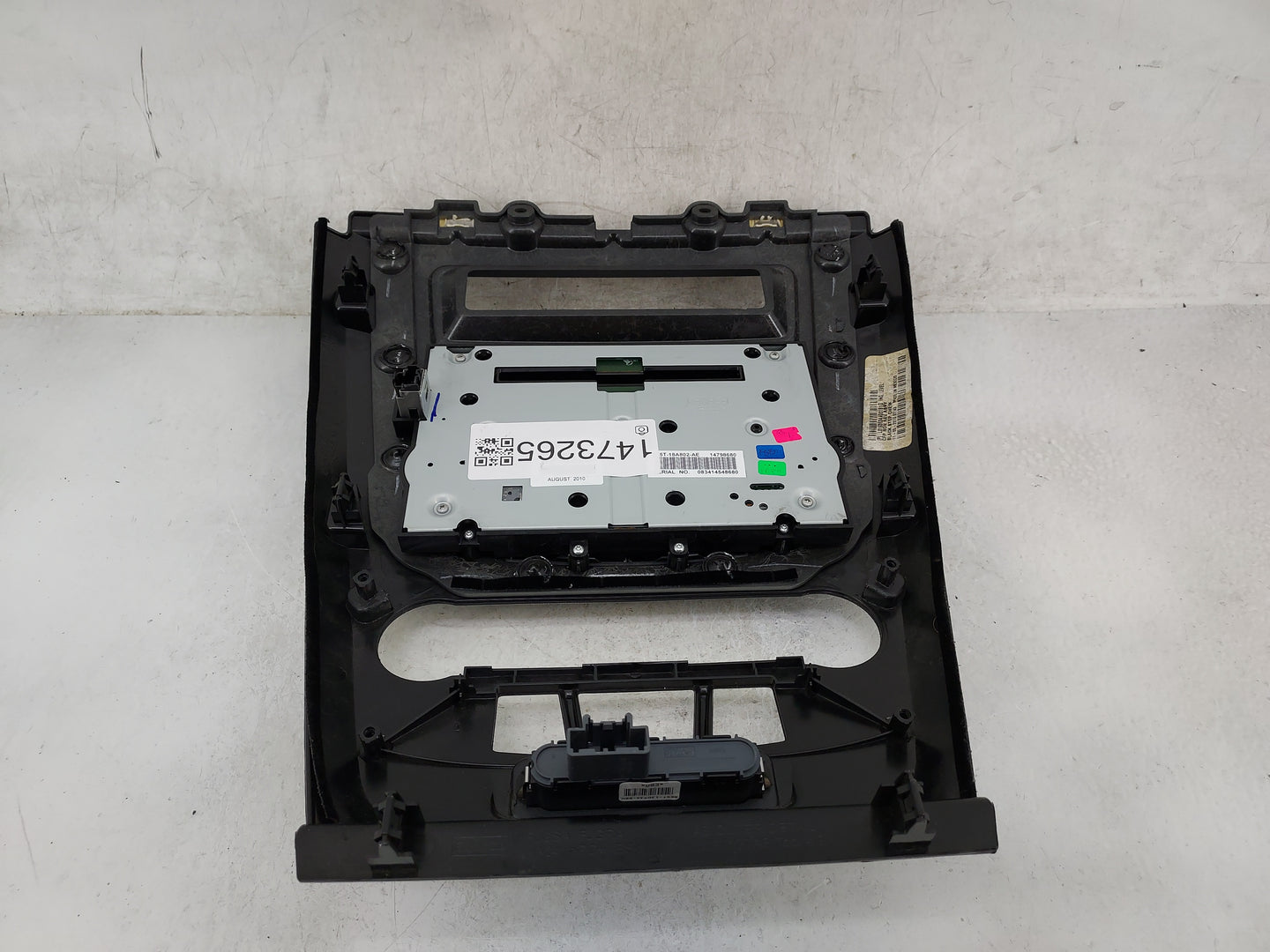 2010-2012 Ford Fusion Radio Control Panel Silver - Oemusedautoparts1.com