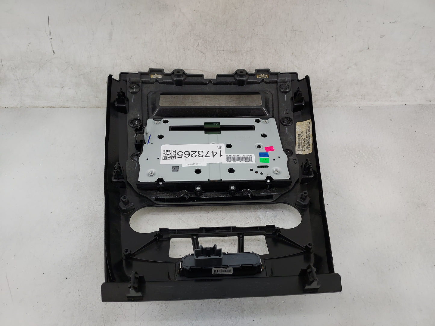 2010-2012 Ford Fusion Radio Control Panel Silver - Oemusedautoparts1.com