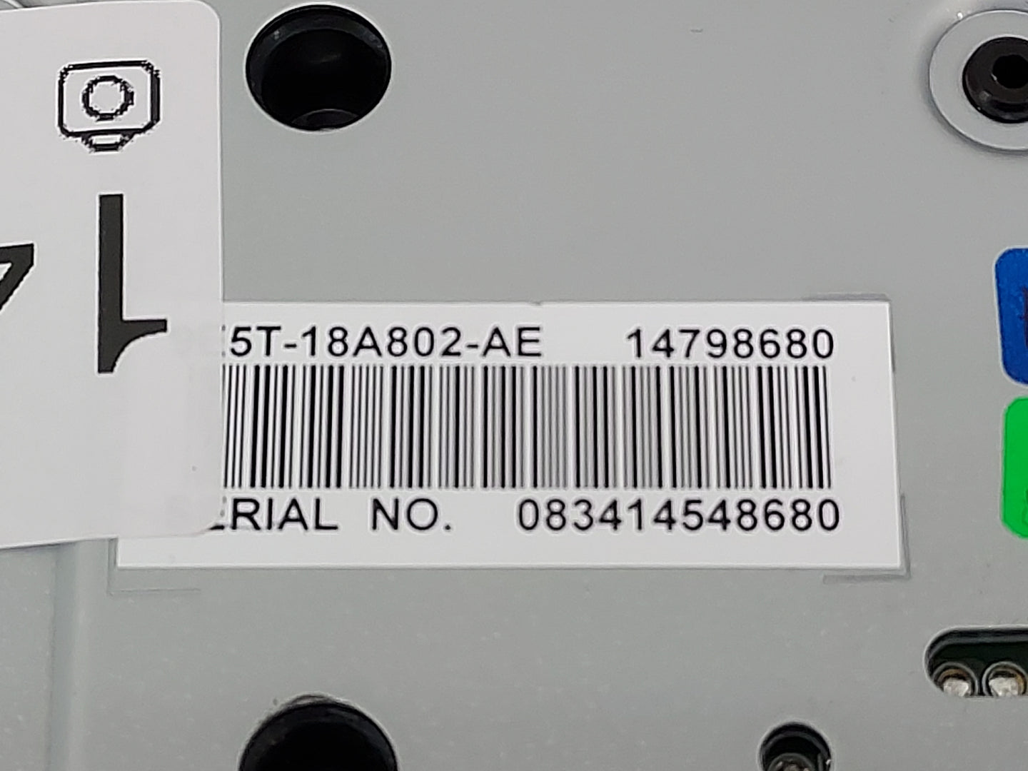2010-2012 Ford Fusion Radio Control Panel Silver - Oemusedautoparts1.com