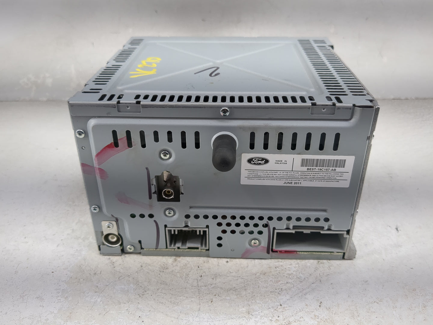2010-2012 Ford Fusion Radio AM FM Cd Player Receiver Replacement P/N:BE5T-19C157-AB Fits Fits 2010 2011 2012 OEM Used Auto P