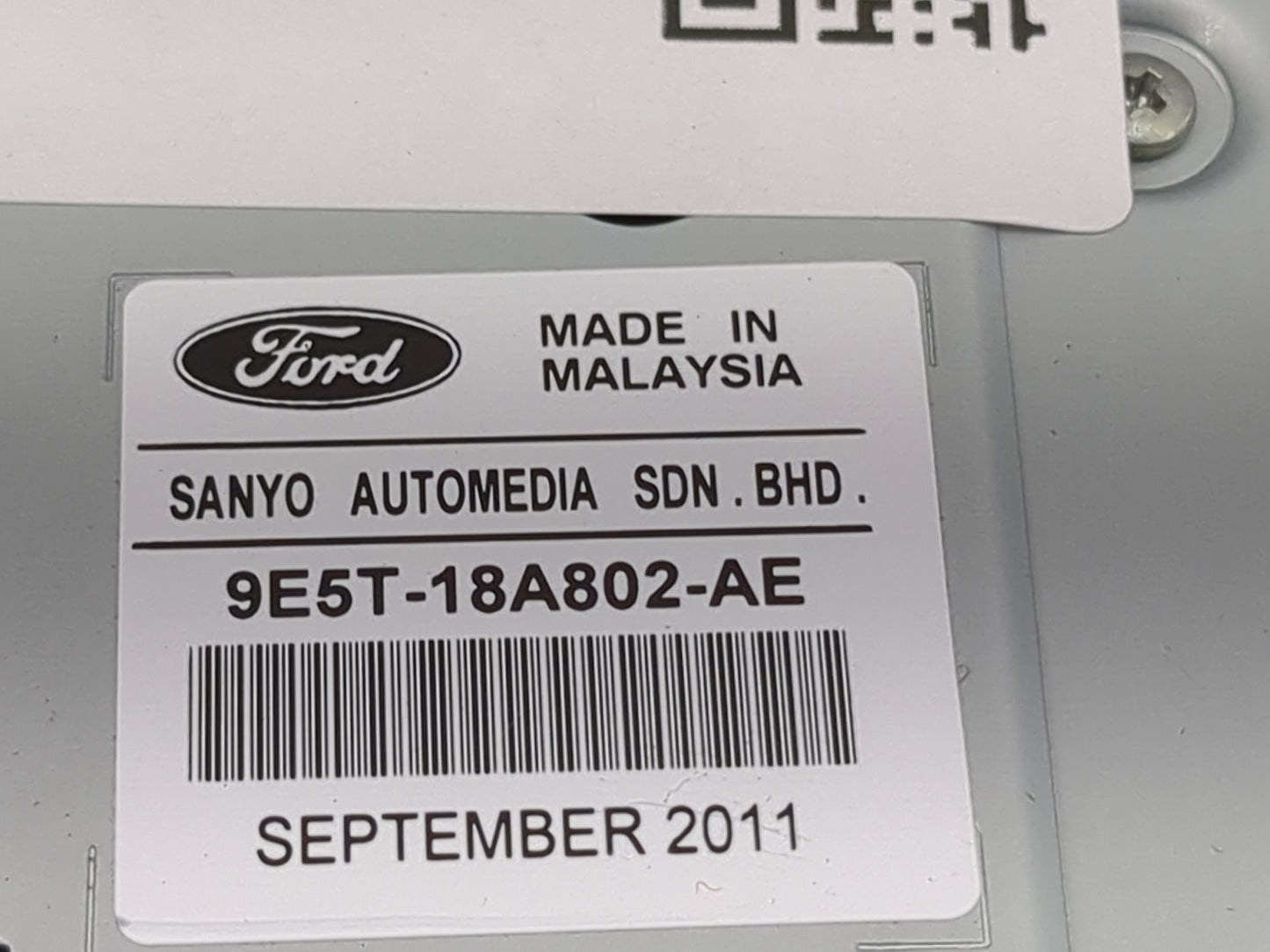 2010-2012 Ford Fusion Radio Control Panel 1475053 - Oemusedautoparts1.com