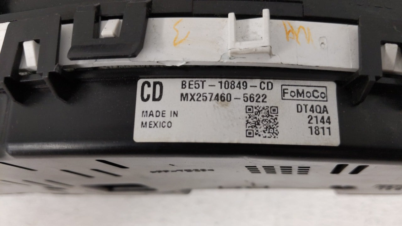 2011-2012 Ford Fusion Instrument Cluster Speedometer Gauges P/N:BE5T-10849-CD Fits Fits 2011 2012 OEM Used Auto Parts - Oemu