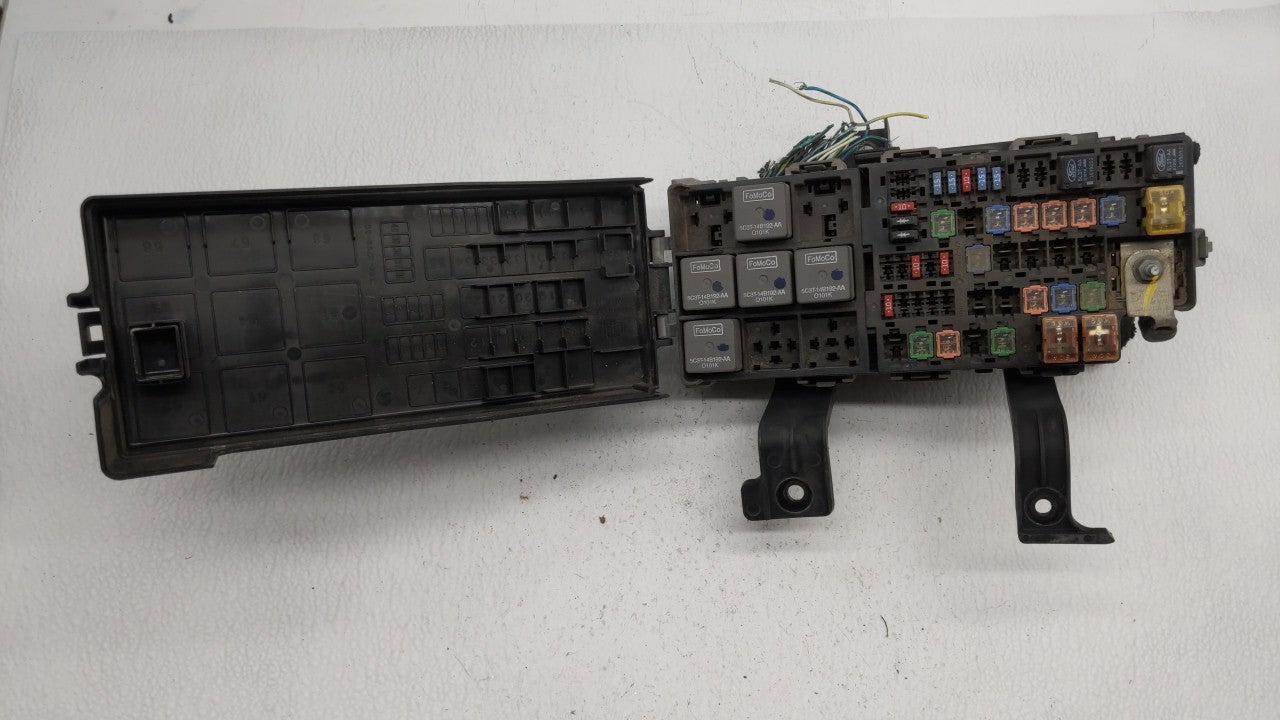 2010-2012 Ford Fusion Fusebox Fuse Box Panel Relay Module P/N:6E5T-14A003-AB BE5T-14290-E Fits Fits 2010 2011 2012 OEM Used 