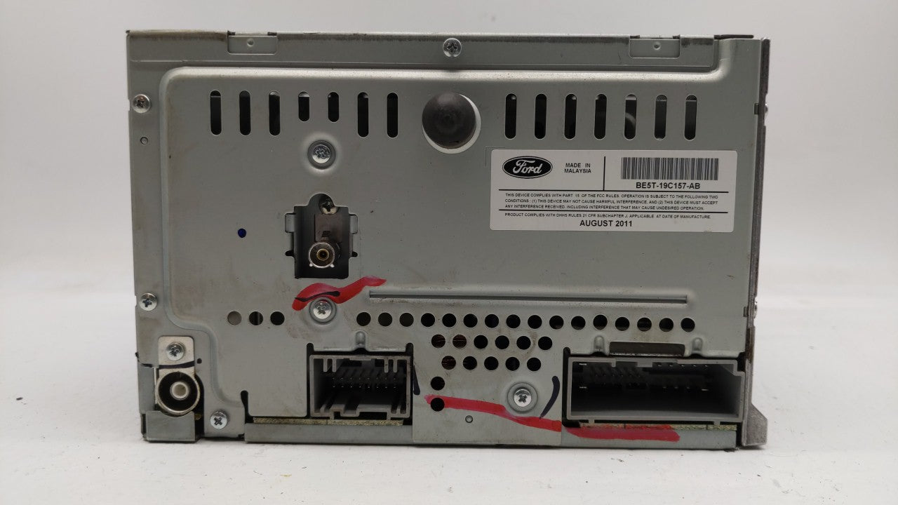 2010-2012 Ford Fusion Radio AM FM Cd Player Receiver Replacement P/N:BE5T-19C157-AB BE5T-19C157-AA Fits Fits 2010 2011 2012 