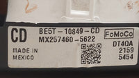 2011-2012 Ford Fusion Instrument Cluster Speedometer Gauges P/N:BE5T-10849-CD Fits Fits 2011 2012 OEM Used Auto Parts - Oemu