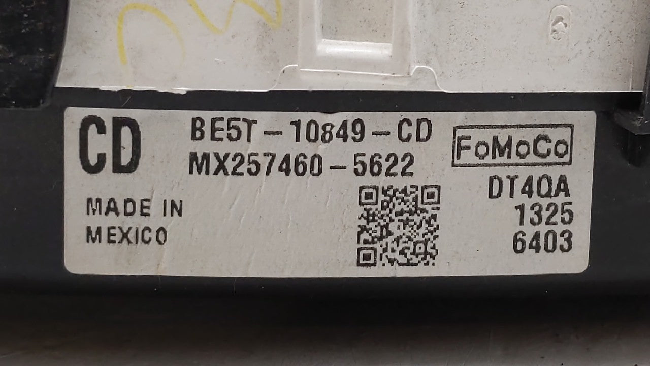 2011-2012 Ford Fusion Instrument Cluster Speedometer Gauges P/N:BE5T-10849-CD Fits Fits 2011 2012 OEM Used Auto Parts - Oemu