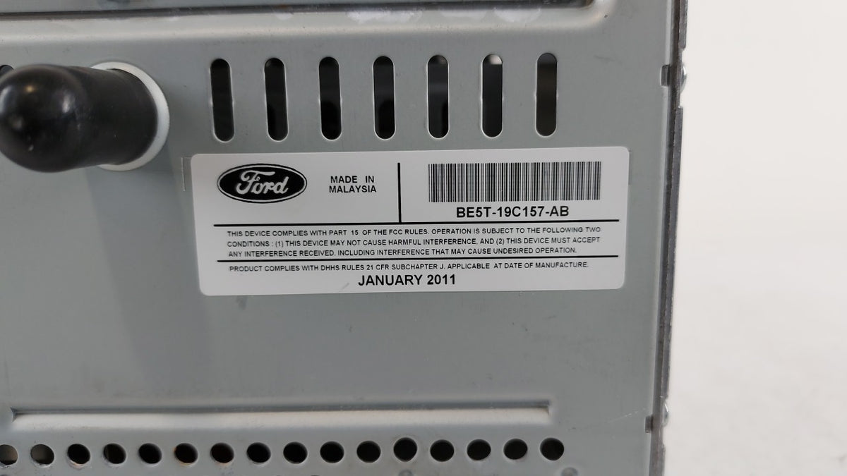 2010-2012 Ford Fusion Am Fm Cd Player Radio Receiver 267282 - Oemusedautoparts1.com