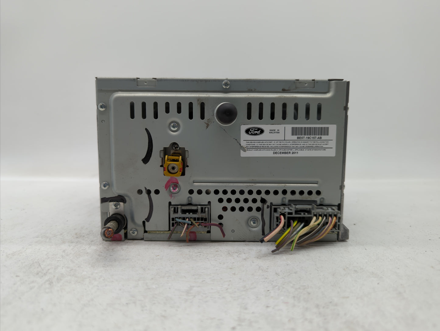 2010-2012 Ford Fusion Radio AM FM Cd Player Receiver Replacement P/N:BE5T-19C157-AB BE5T-19C157-AA Fits Fits 2010 2011 2012 