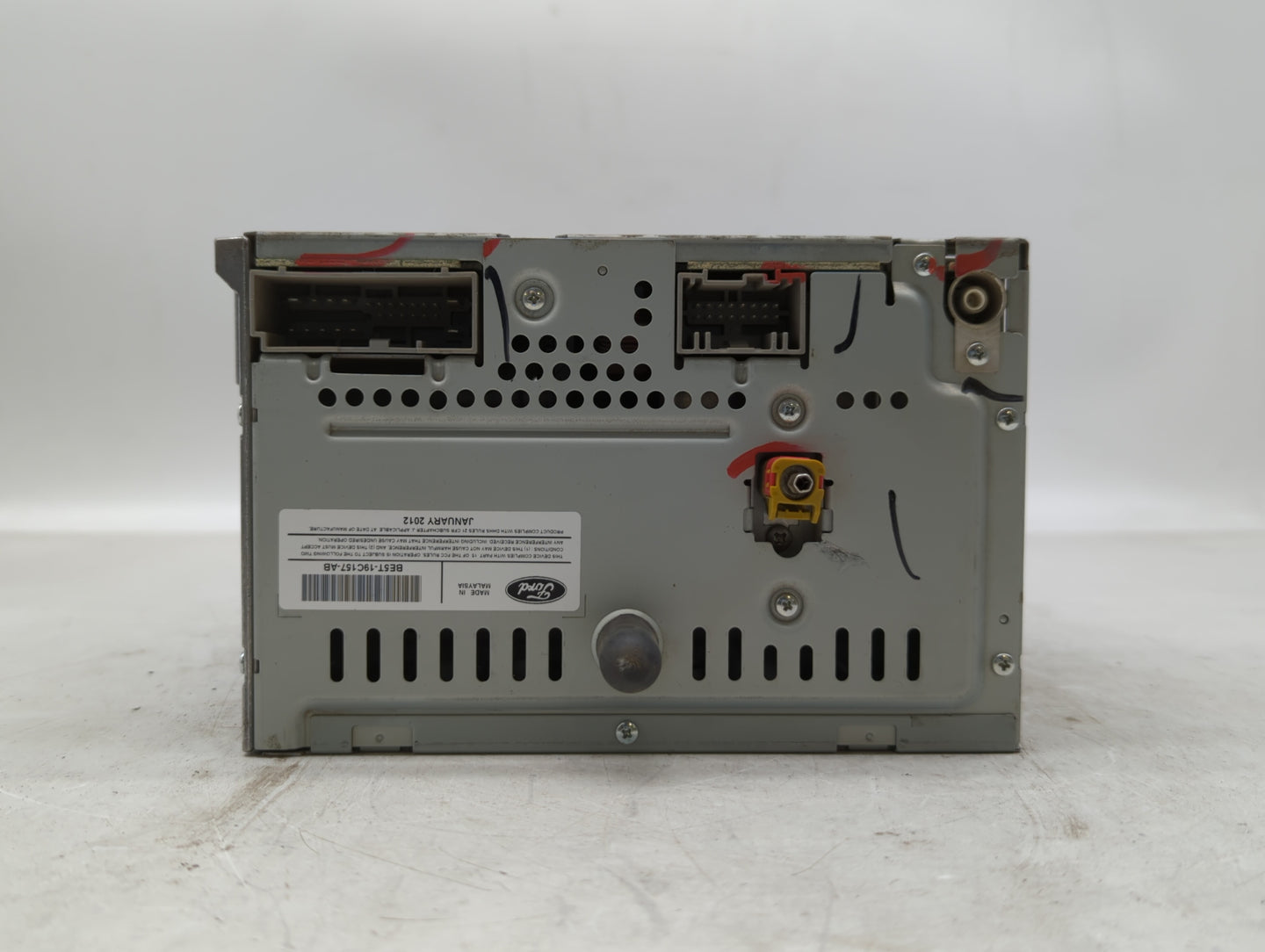 2010-2012 Ford Fusion Radio AM FM Cd Player Receiver Replacement P/N:BE5T-19C107-BA BE5T-19C157-AB Fits Fits 2010 2011 2012 