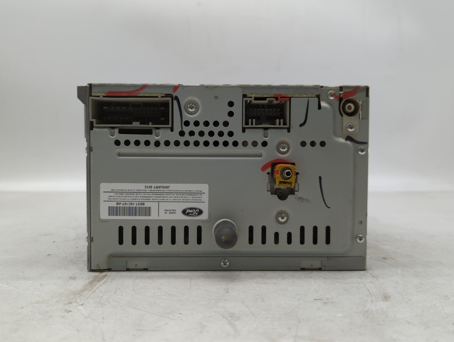 2010-2012 Ford Fusion Radio AM FM Cd Player Receiver Replacement P/N:BE5T-19C107-BA BE5T-19C157-AB Fits Fits 2010 2011 2012 
