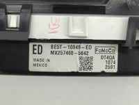 2011-2012 Ford Fusion Instrument Cluster Speedometer Gauges P/N:BE5T-10849-ED BE5T-10849-GD Fits Fits 2011 2012 OEM Used Aut