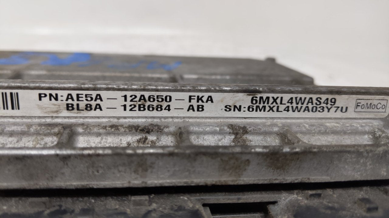 2012 Ford Fusion PCM Engine Control Computer ECU ECM PCU OEM P/N:AE5A-12A650-FKA AE5A-12A650-FKB Fits OEM Used Auto Parts - 