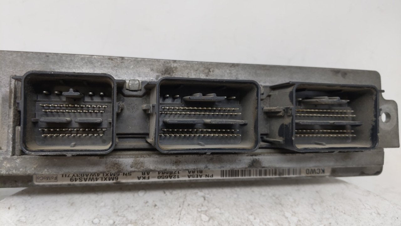 2012 Ford Fusion PCM Engine Control Computer ECU ECM PCU OEM P/N:AE5A-12A650-FKA AE5A-12A650-FKB Fits OEM Used Auto Parts - 