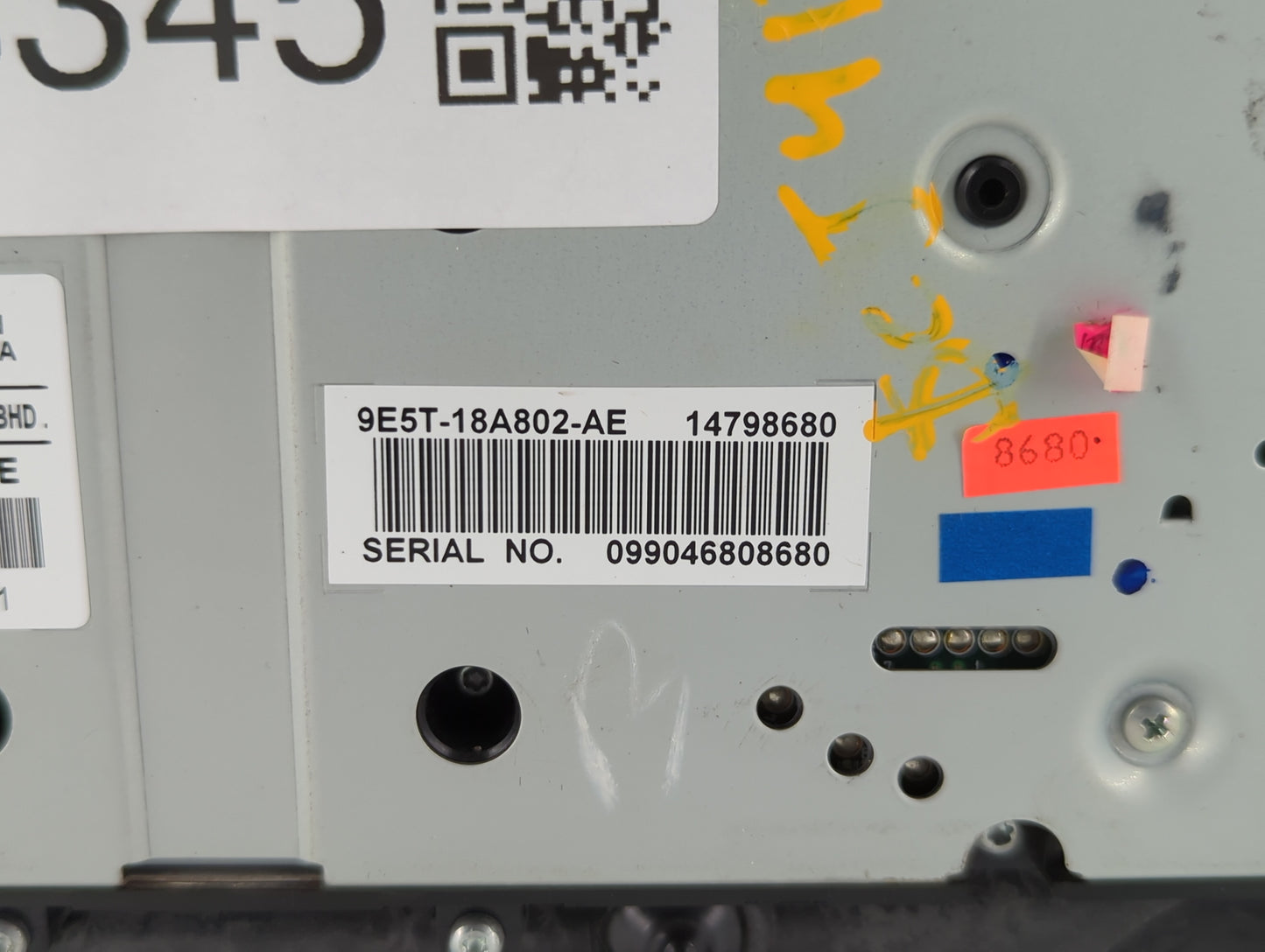 2010-2012 Ford Fusion Radio Control Panel - Oemusedautoparts1.com