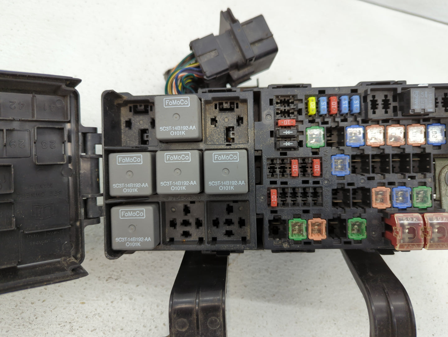 2010-2012 Ford Fusion Fusebox Fuse Box Panel Relay Module P/N:BE5T-14290-F 54-7146-30, 6E5T-14A003-AB Fits Fits 2010 2011 20