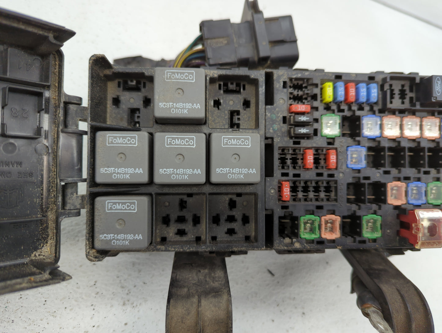 2010-2012 Ford Fusion Fusebox Fuse Box Panel Relay Module P/N:BE5T-14290-F 54-7146-30, 6E5T-14A003-AB Fits Fits 2010 2011 20