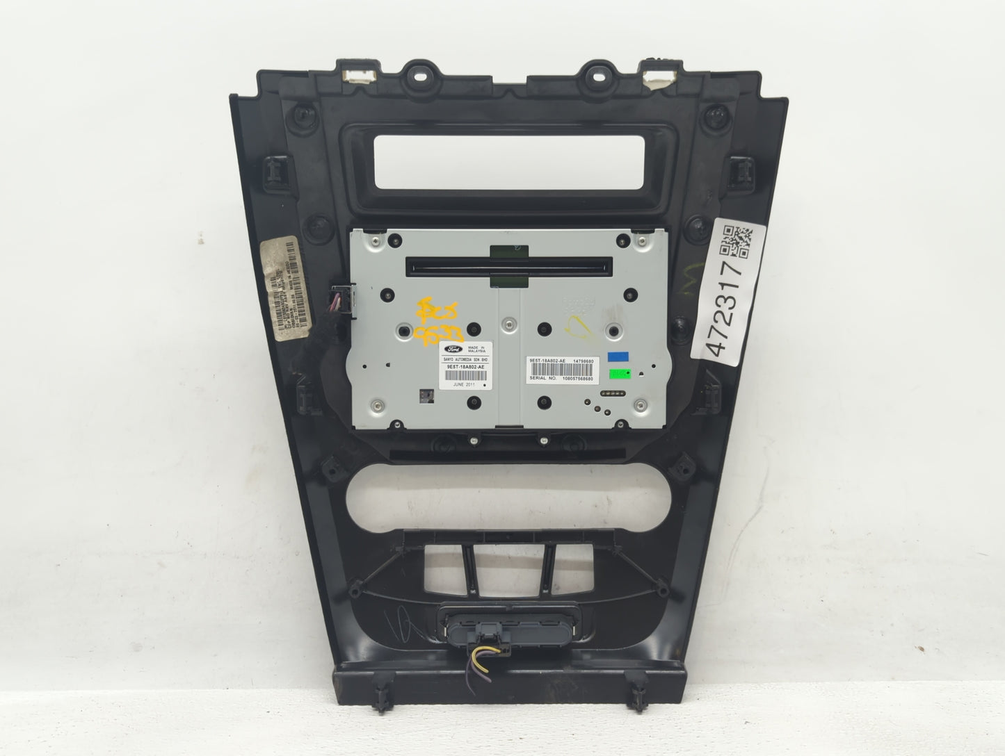 2010-2012 Ford Fusion Radio Control Panel - Oemusedautoparts1.com