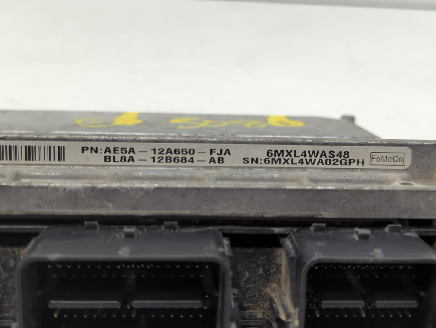 2012 Ford Fusion PCM Engine Control Computer ECU ECM PCU OEM P/N:AE5A-12A650-FJA AE5A-12A650-FJB Fits OEM Used Auto Parts - 