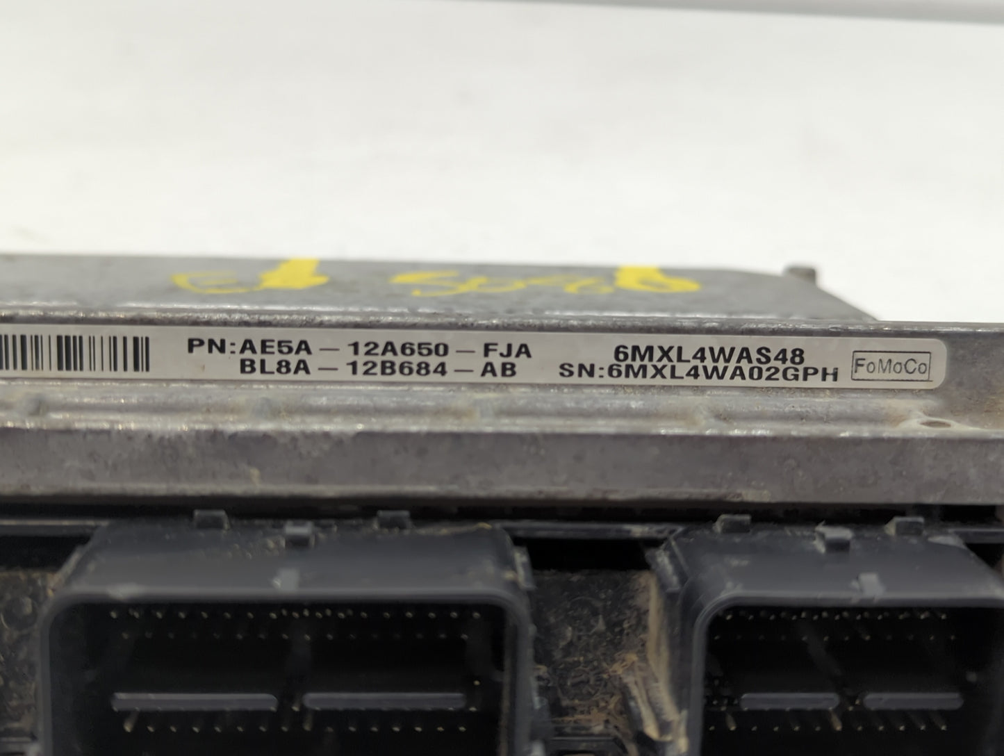 2012 Ford Fusion PCM Engine Control Computer ECU ECM PCU OEM P/N:AE5A-12A650-FJA AE5A-12A650-FJB Fits OEM Used Auto Parts - 