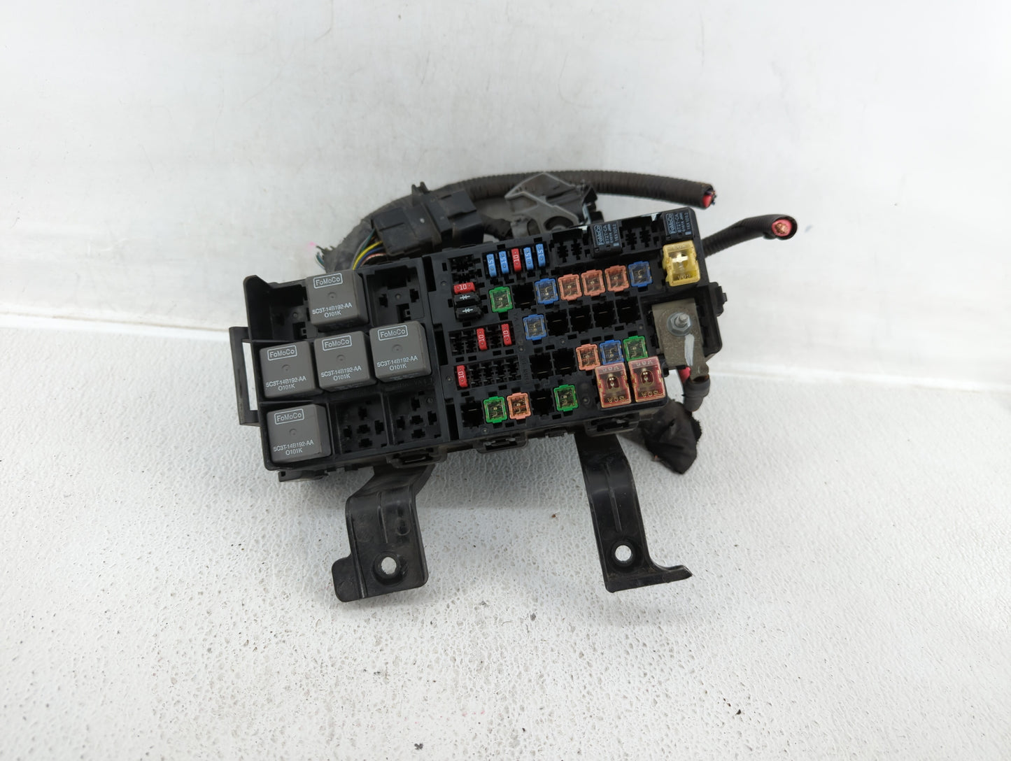 2010-2012 Ford Fusion Fusebox Fuse Box Panel Relay Module P/N:BE5T-14290-E Fits Fits 2010 2011 2012 OEM Used Auto Parts - Oe