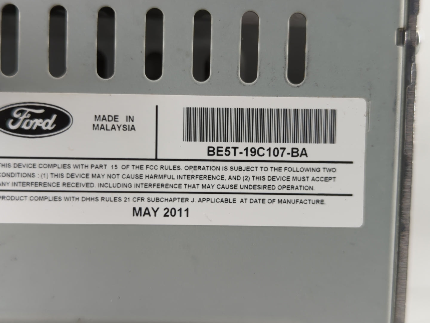 2011-2012 Ford Fusion Am Fm Cd Player Radio Receiver - Oemusedautoparts1.com