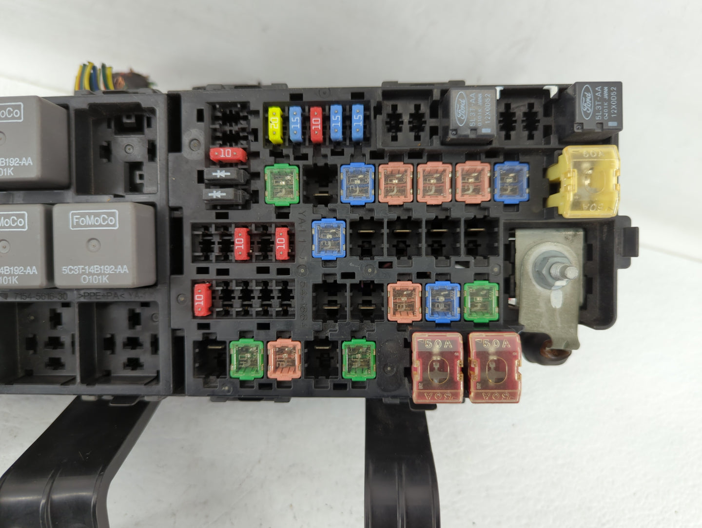 2010-2012 Ford Fusion Fusebox Fuse Box Panel Relay Module P/N:BE5T-14290-H Fits Fits 2010 2011 2012 OEM Used Auto Parts - Oe