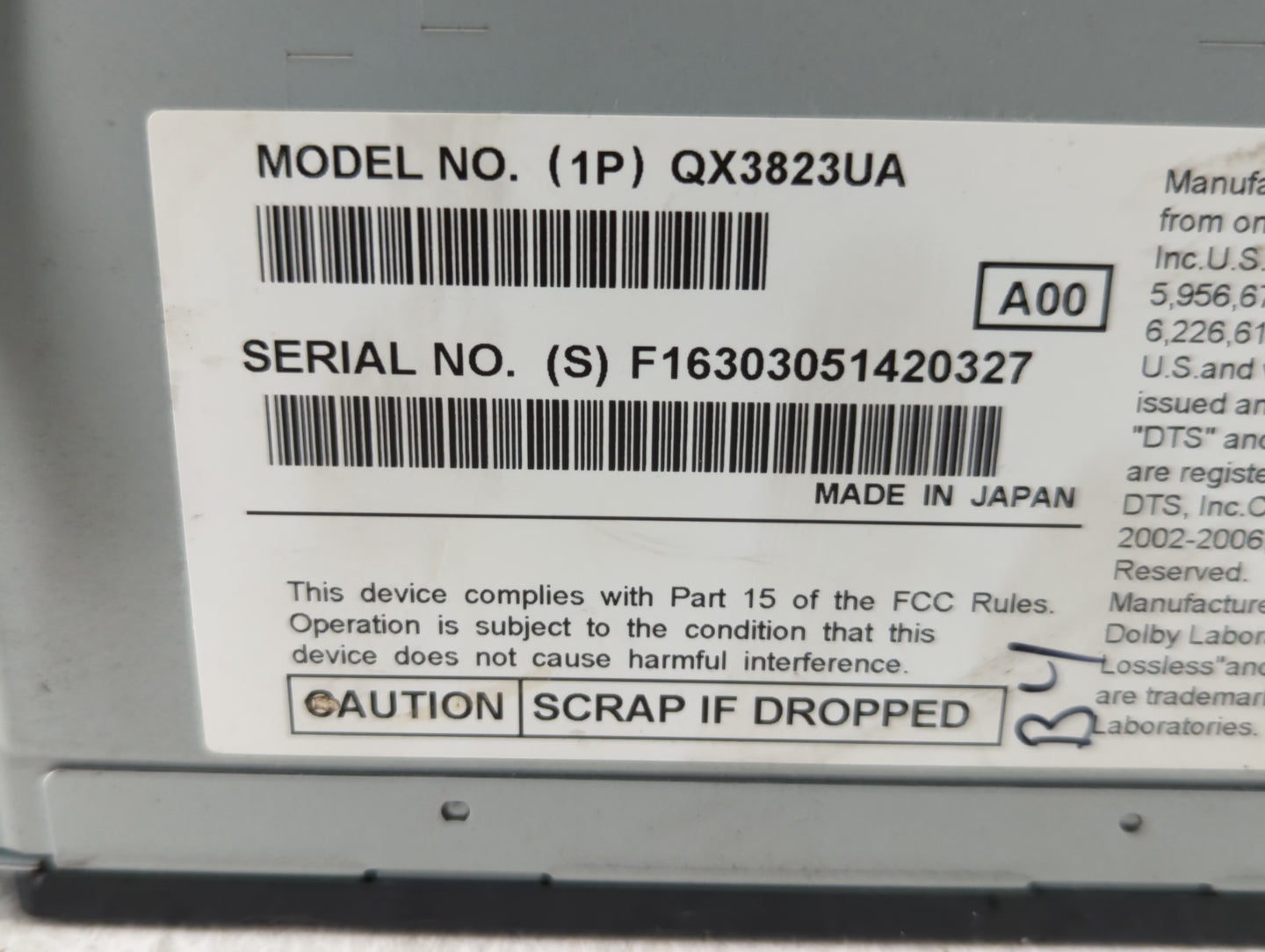 2011-2012 Ford Fusion Am Fm Cd Player Radio Receiver - Oemusedautoparts1.com