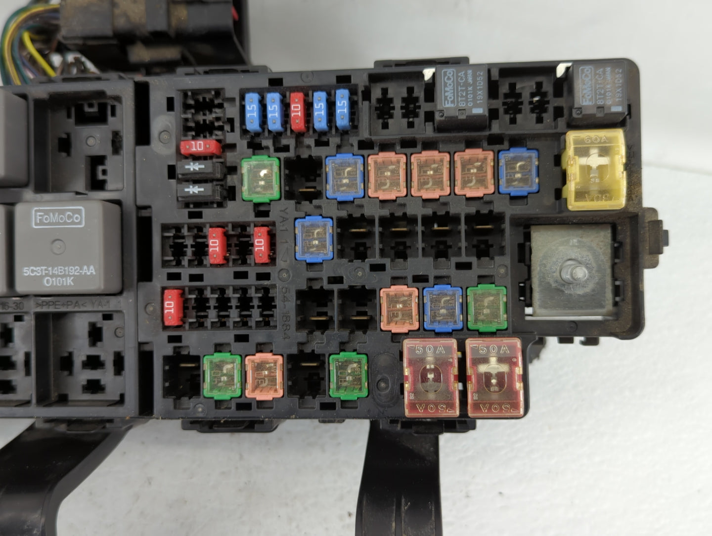 2010-2012 Ford Fusion Fusebox Fuse Box Panel Relay Module P/N:BE5T-14290-E 7E5T-14A003-BA Fits Fits 2010 2011 2012 OEM Used 