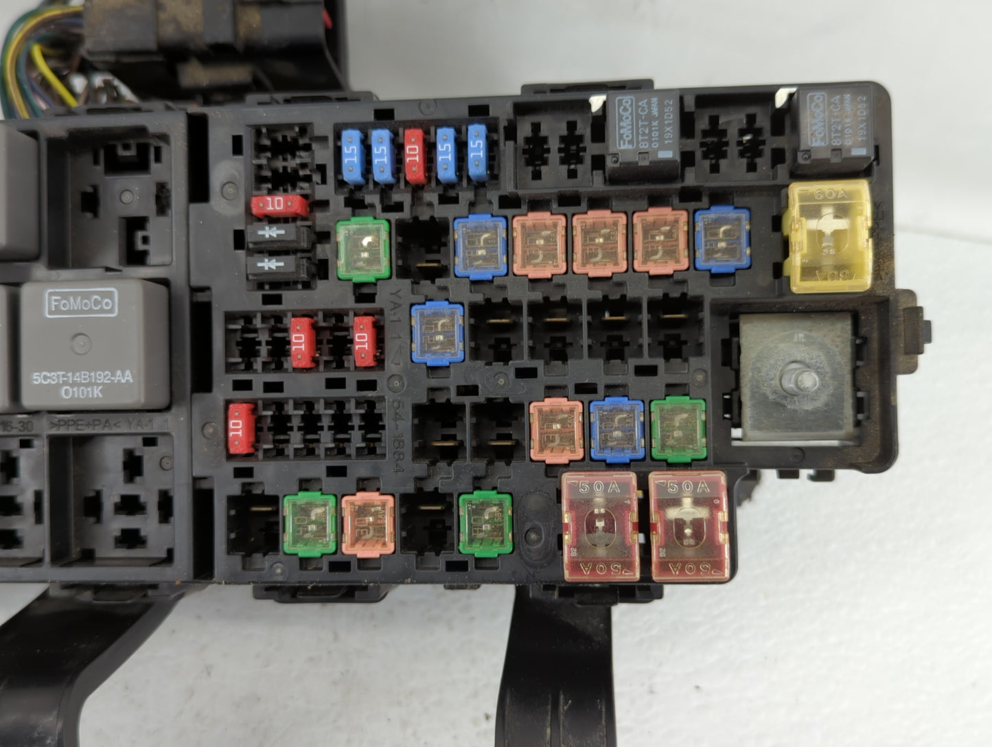 2010-2012 Ford Fusion Fusebox Fuse Box Panel Relay Module P/N:BE5T-14290-E 7E5T-14A003-BA Fits Fits 2010 2011 2012 OEM Used 