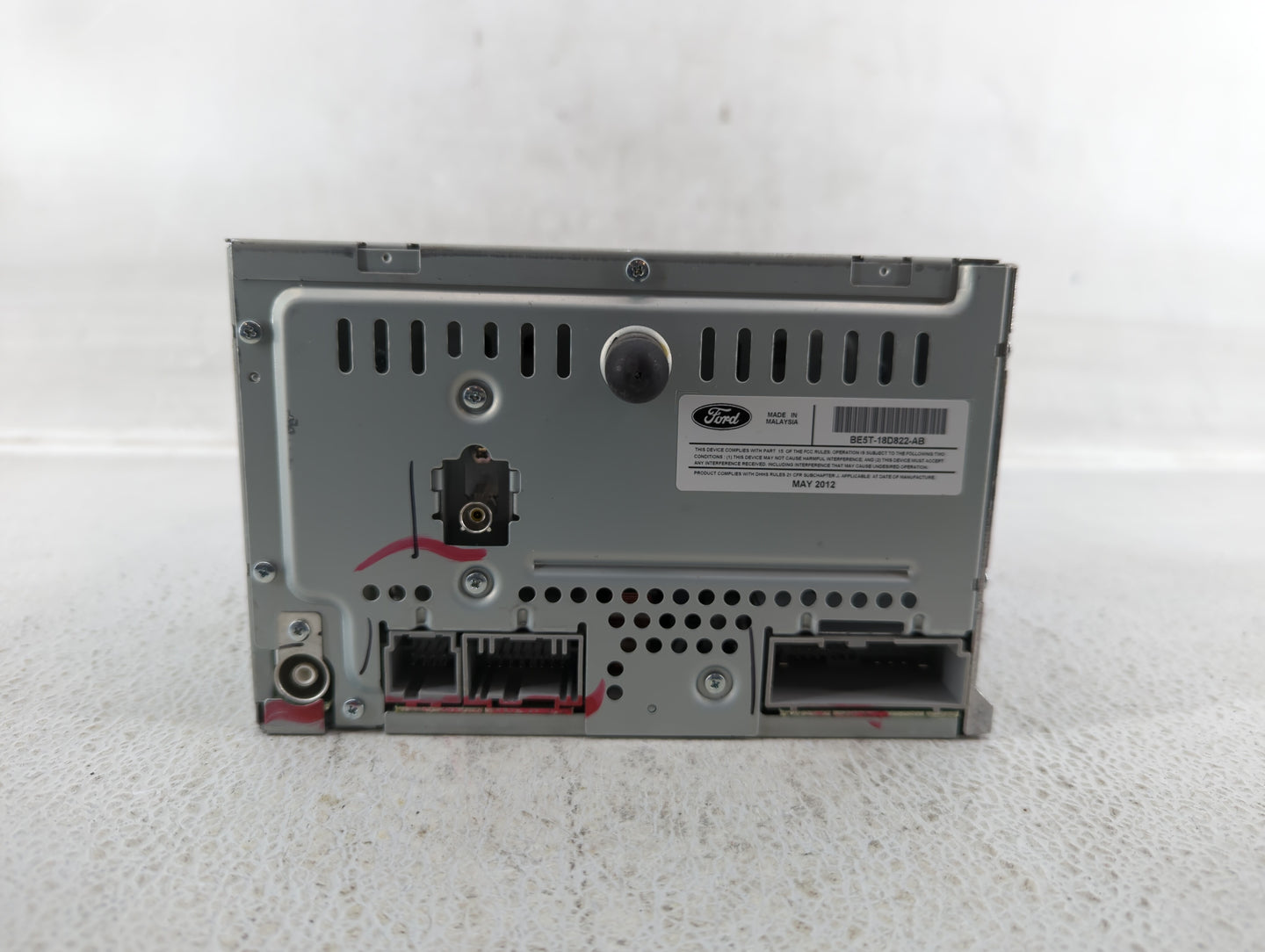 2011-2012 Ford Fusion Radio AM FM Cd Player Receiver Replacement P/N:BE5T-18D822-AB BE5T-19C157-AB Fits Fits 2011 2012 OEM U
