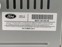 2011-2012 Ford Fusion Radio AM FM Cd Player Receiver Replacement P/N:BE5T-19C158-AB Fits Fits 2011 2012 OEM Used Auto Parts 