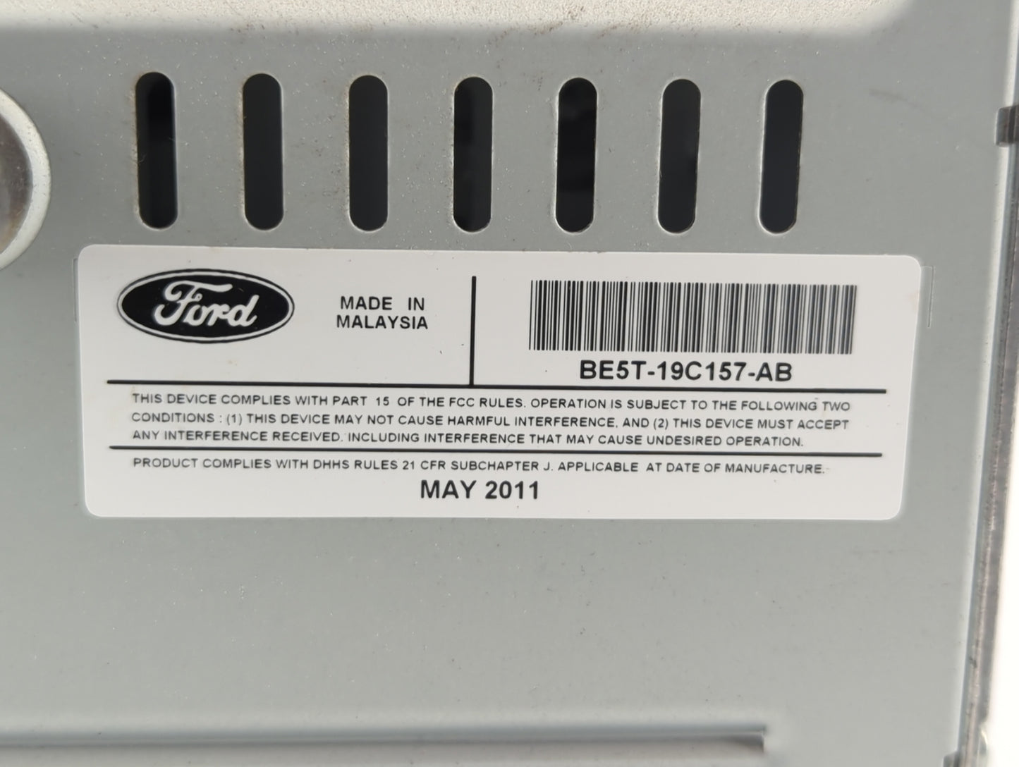 2010-2012 Ford Fusion Am Fm Cd Player Radio Receiver - Oemusedautoparts1.com