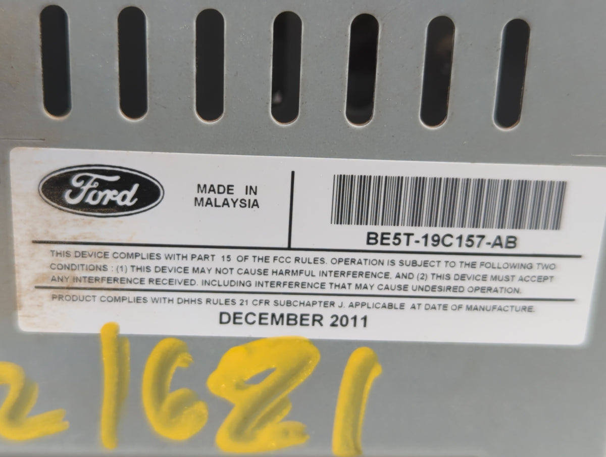 2011-2012 Ford Fusion Undefined 554322 - Oemusedautoparts1.com