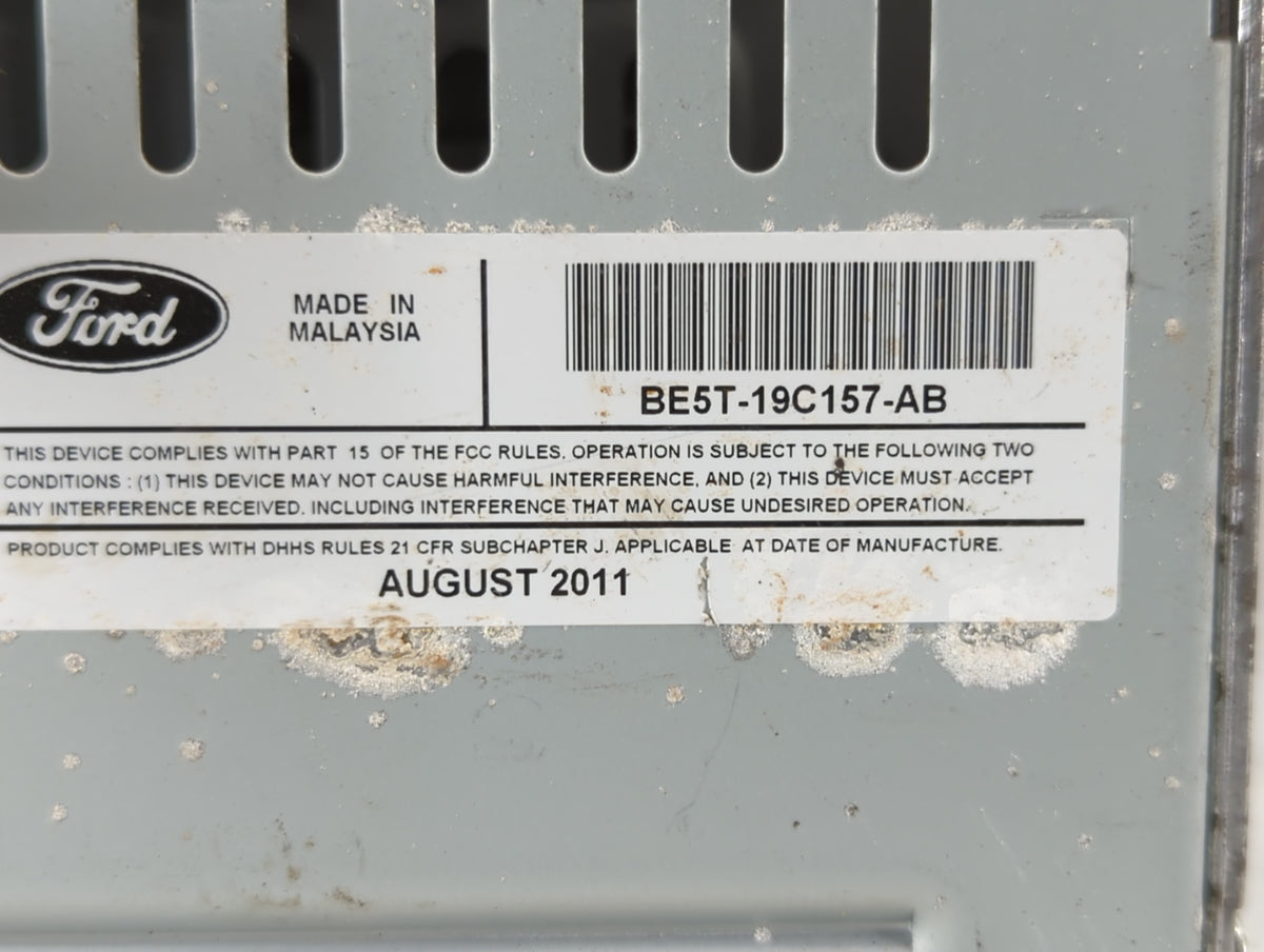 2011-2012 Ford Fusion Am Fm Cd Player Radio Receiver 554344 - Oemusedautoparts1.com