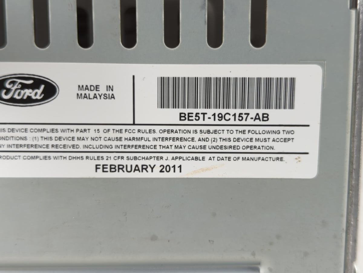 2011-2012 Ford Fusion Am Fm Cd Player Radio Receiver 554404 - Oemusedautoparts1.com