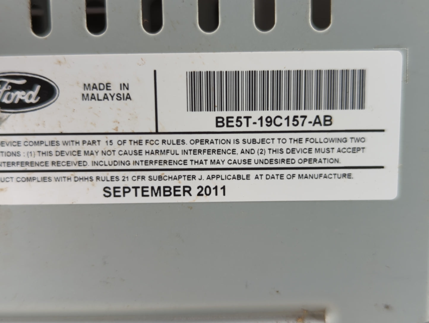 2011-2012 Ford Fusion Undefined - Oemusedautoparts1.com