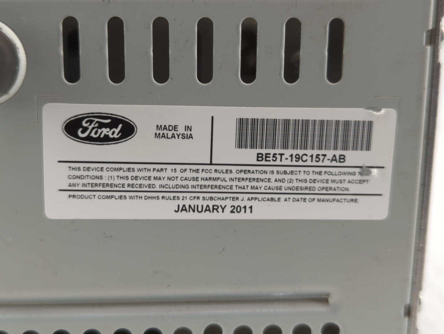2010-2012 Ford Fusion Am Fm Cd Player Radio Receiver - Oemusedautoparts1.com