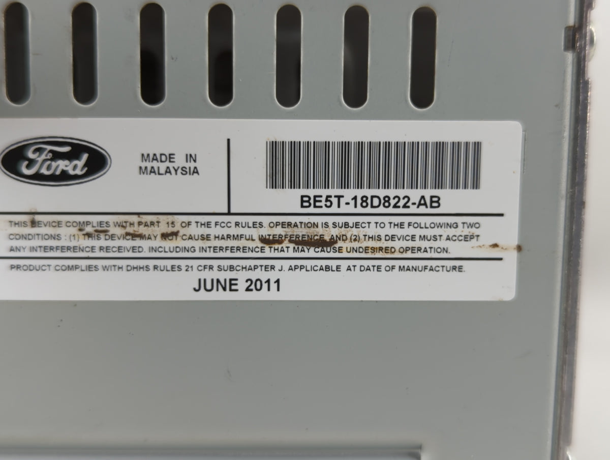2011-2012 Ford Fusion Am Fm Cd Player Radio Receiver 555009 - Oemusedautoparts1.com