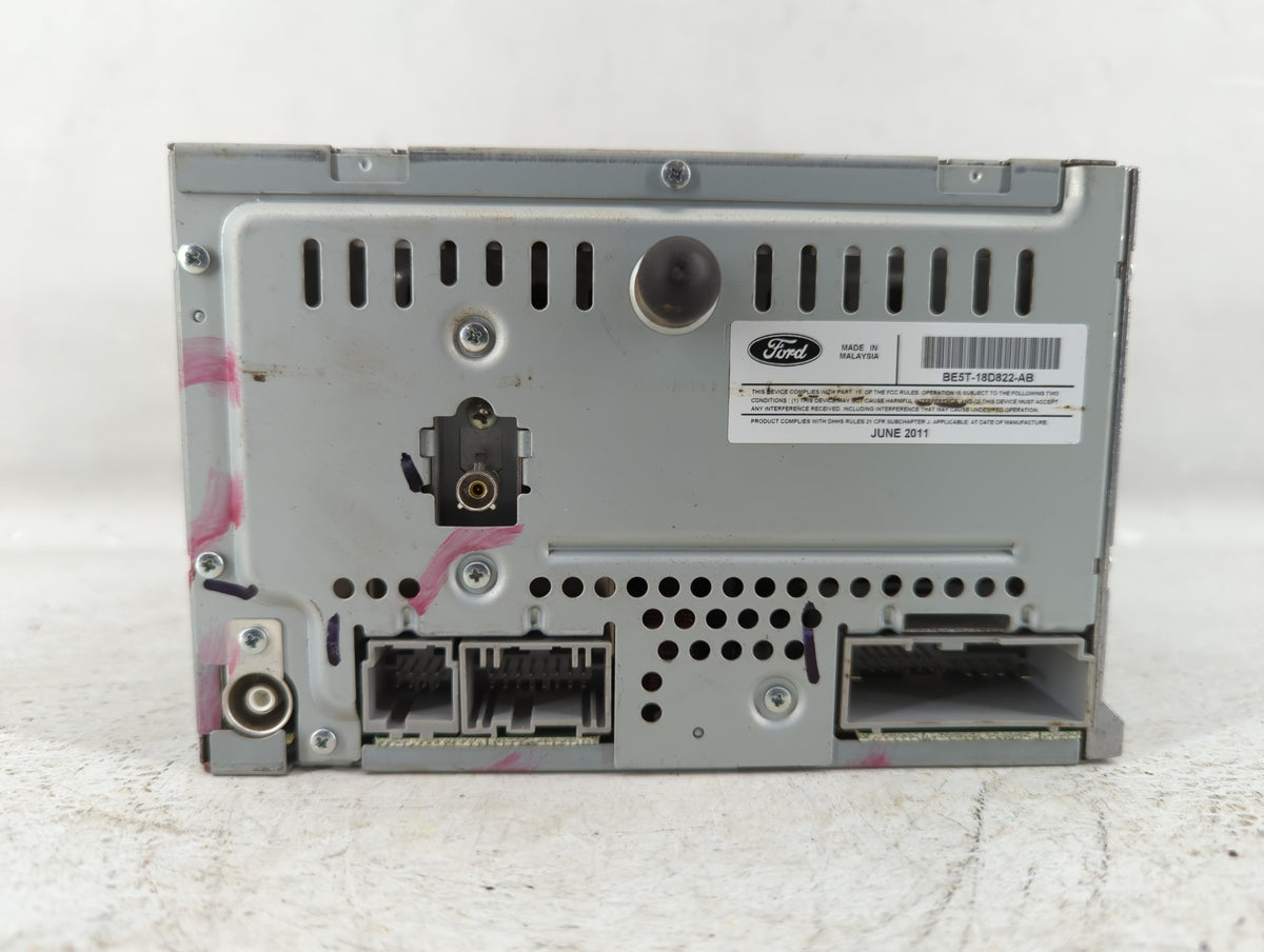 2011-2012 Ford Fusion Am Fm Cd Player Radio Receiver 555009 - Oemusedautoparts1.com