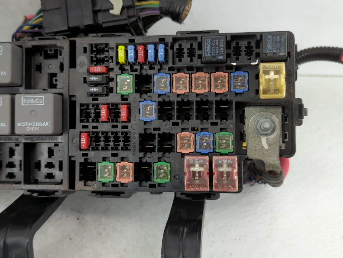 2010-2012 Ford Fusion Fusebox Fuse Box Panel Relay Module P/N:54-7146-30 Fits Fits 2010 2011 2012 OEM Used Auto Parts - Oemu