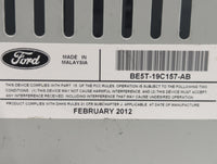 2011-2012 Ford Fusion Radio AM FM Cd Player Receiver Replacement P/N:BE5T-19C157-AB Fits Fits 2011 2012 OEM Used Auto Parts 