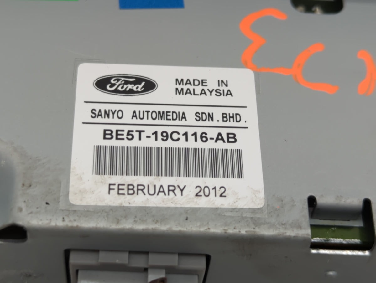 2010-2012 Ford Fusion Information Radio Display Screen 626809 - Oemusedautoparts1.com