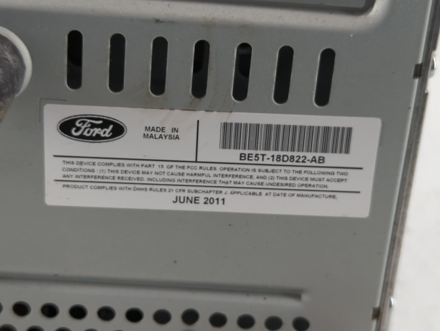 2011-2012 Ford Fusion Am Fm Cd Player Radio Receiver - Oemusedautoparts1.com