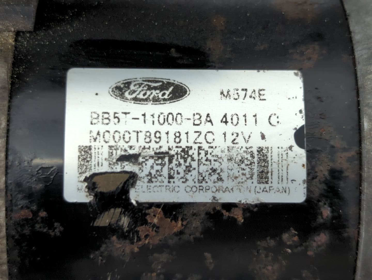2011-2012 Ford Fusion Car Starter Motor Solenoid OEM P/N:BB5T-11000-BA 4011 C Fits OEM Used Auto Parts - Oemusedautoparts1.c
