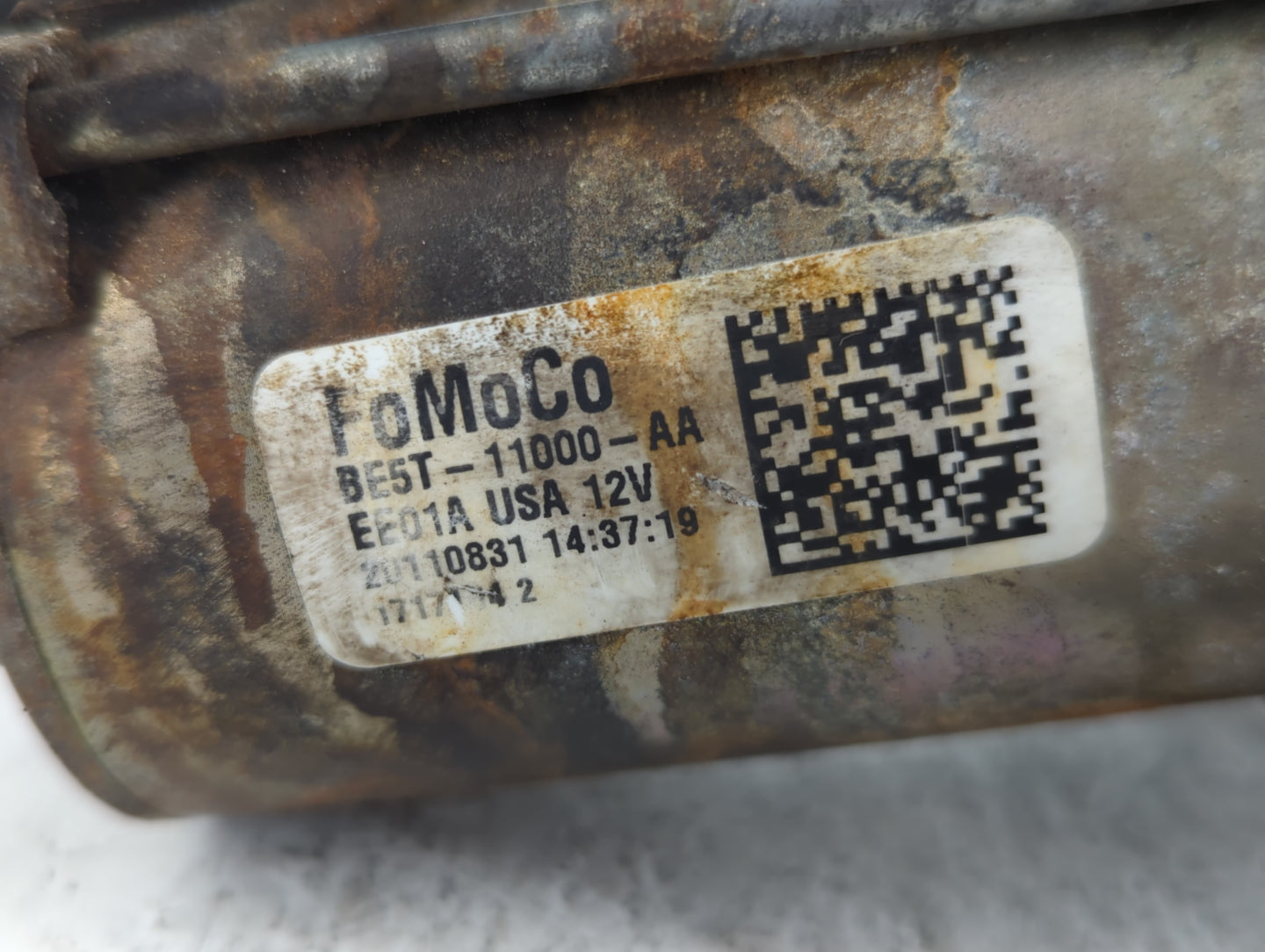 2010-2012 Ford Fusion Car Starter Motor Solenoid OEM P/N:BE5T-11000-AA Fits Fits 2010 2011 2012 OEM Used Auto Parts - Oemuse