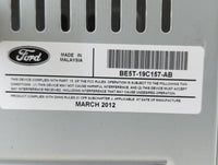 2011-2012 Ford Fusion Am Fm Cd Player Radio Receiver - Oemusedautoparts1.com
