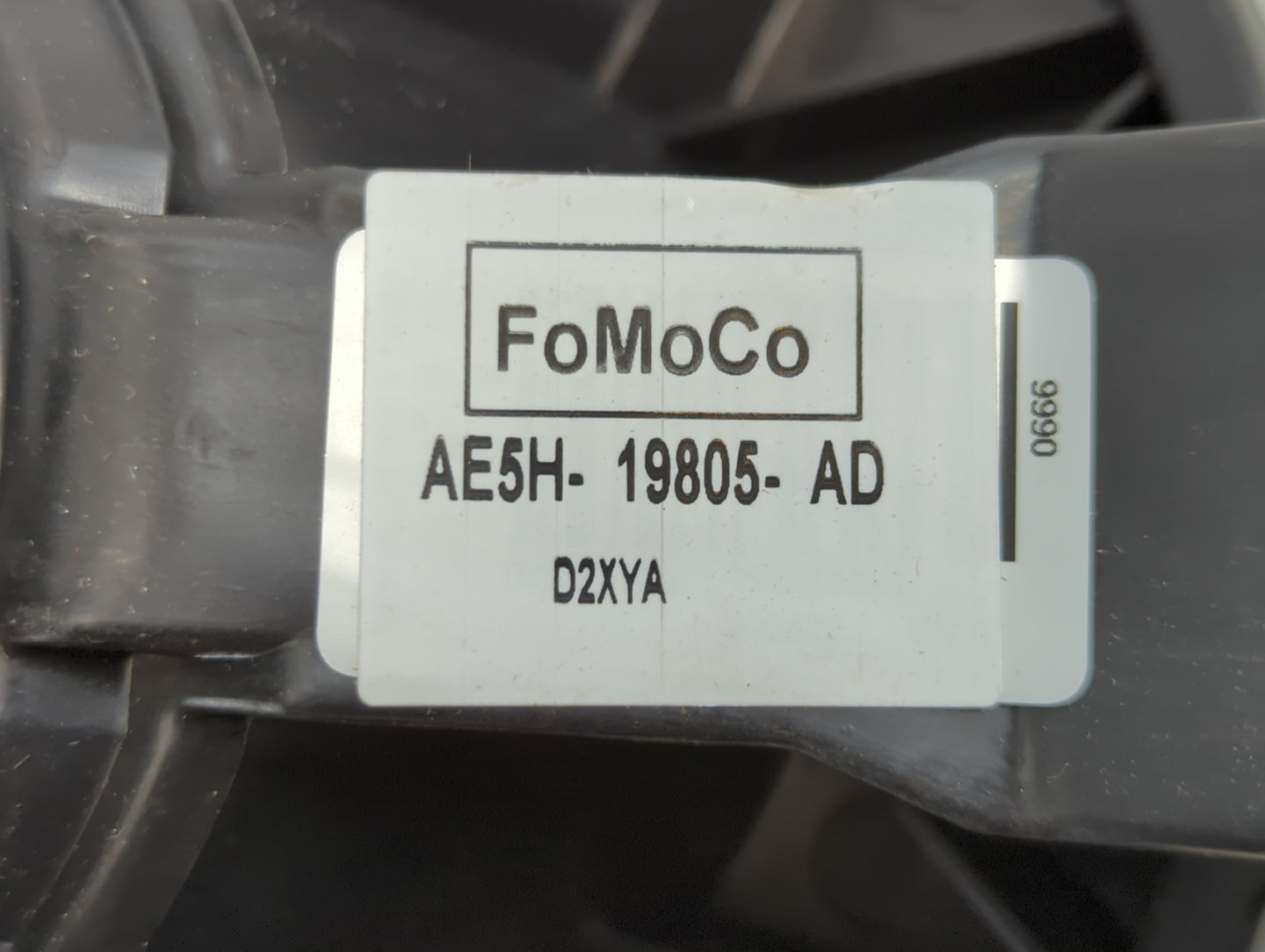 2010-2012 Ford Fusion Heater AC Blower Motor P/N:AE5H-19805-AD Fits Fits 2010 2011 2012 OEM Used Auto Parts - Oemusedautopar